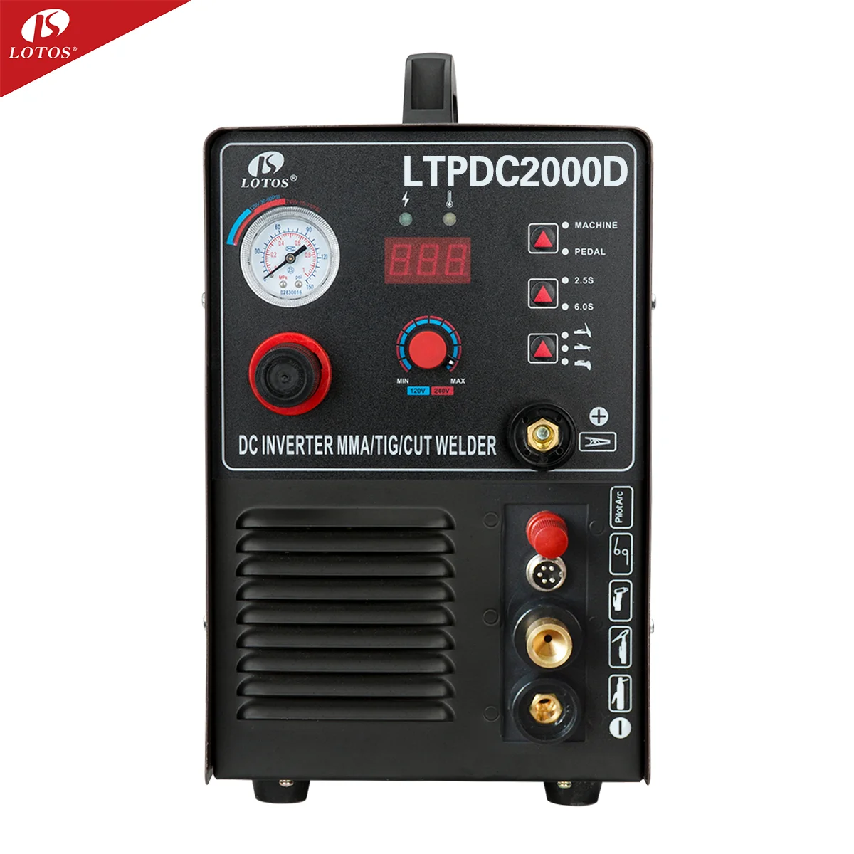 Lotos Multiprocess Portable Metal Welding Machine 200a 3 in 1 Torch