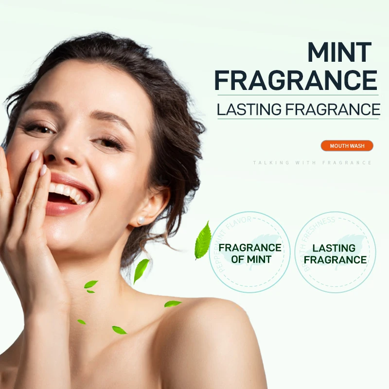 Daily Oral Health Oral Cleaning Antibacterial Breath Fresh Whitening  Liquid Mouthwash