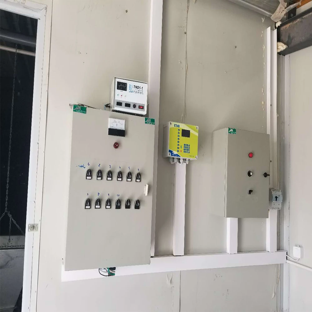 full set automatic poultry chicken farming fan heater cooling pad Equipment machine environment controller system for large farm