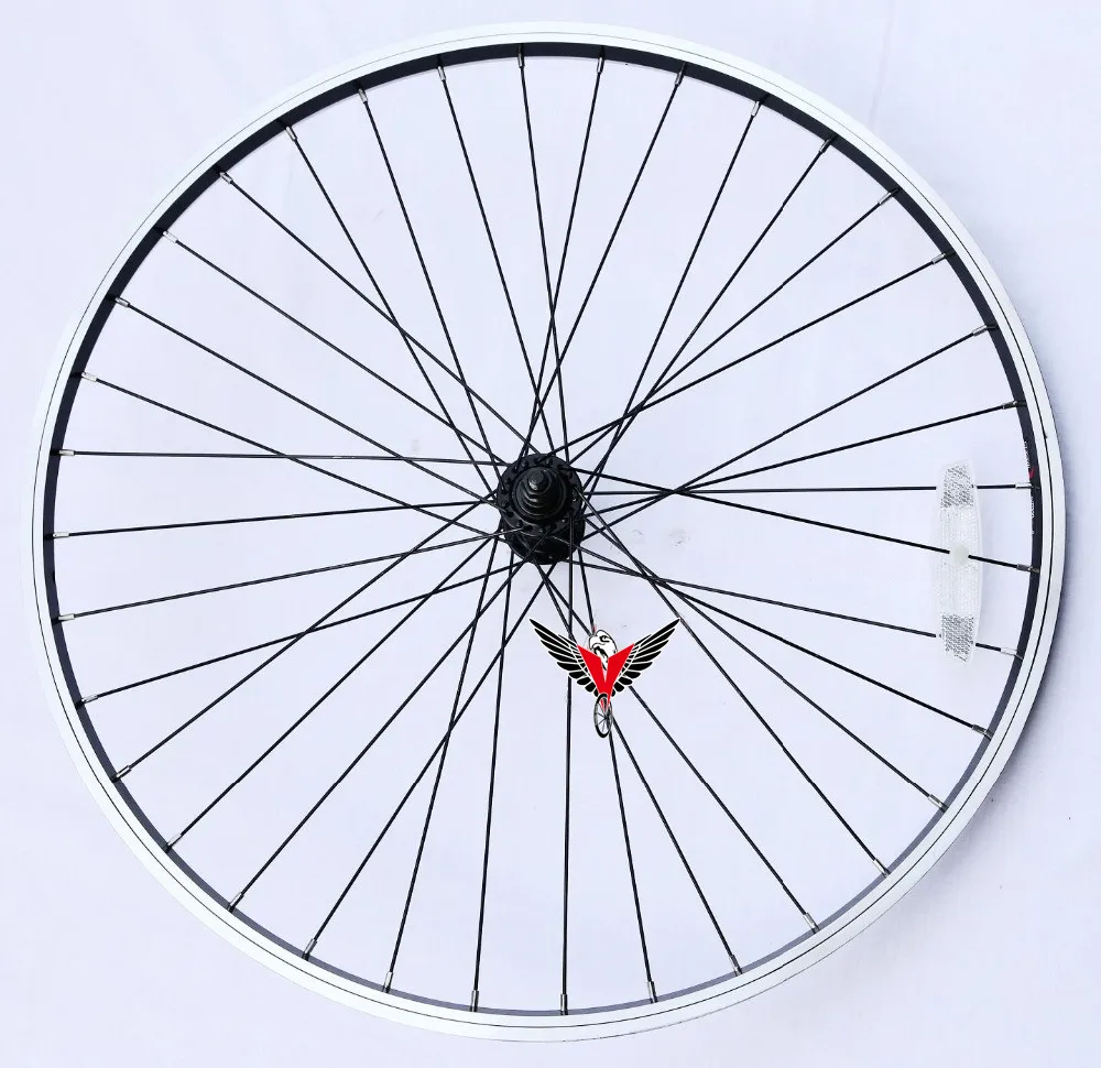 Колесные диски 26 дюймов комплект колес с 36 отверстиями Односкоростной для ремонта велосипедов из алюминиевого сплава ЧПУ переднее и заднее