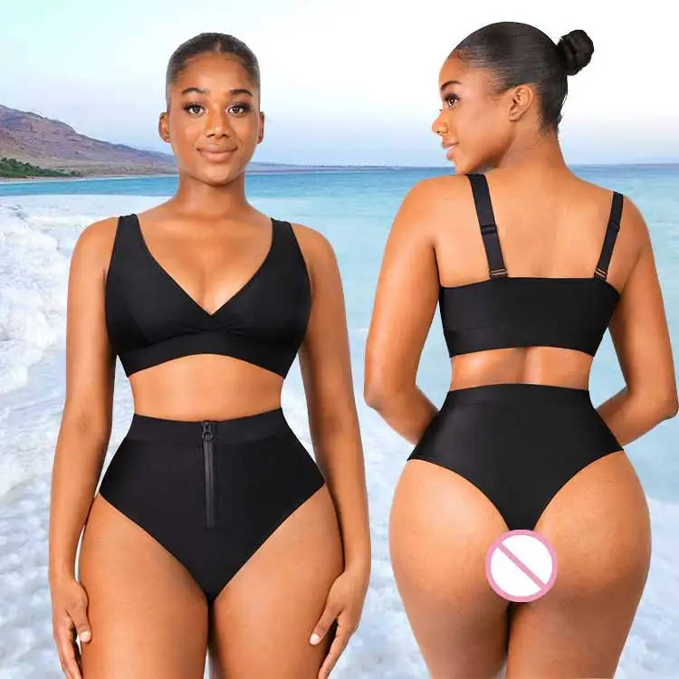 2023 wholesale Custom fitness High waist womens bikini swimsuits sexy one piece swimsuits swimwear for women shapewear swimsuit
