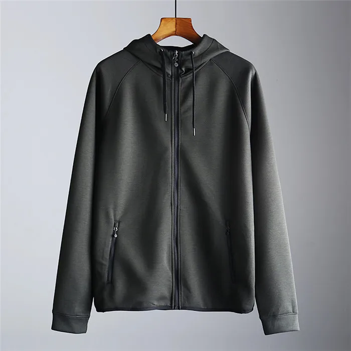 
2019 New Men Custom Casual Blank Bulk Zip Hoodies Plain Sports Wear Gym Zip Up Hoodies 
