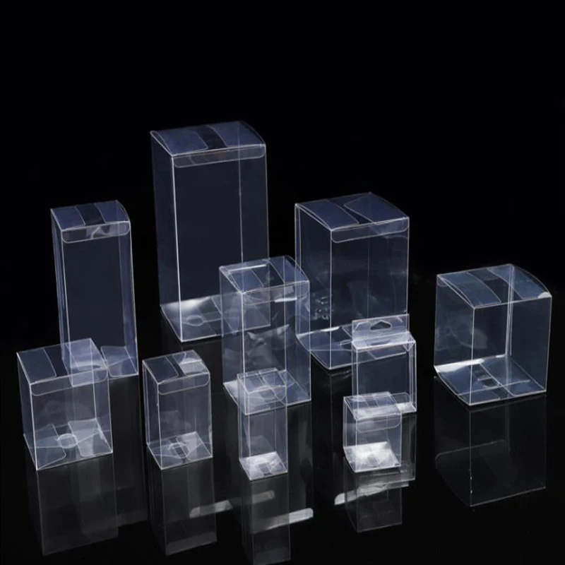 Free Custom Gift Acetate Folding Plastic Clear PVC Box