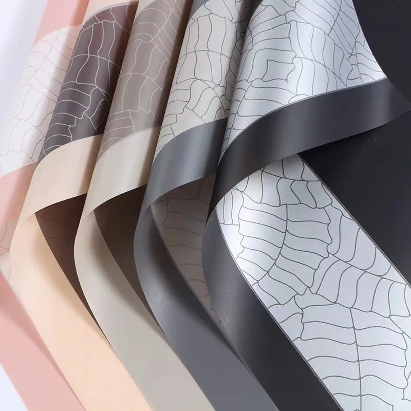 New Bouquet Wrapping Paper Floral Bouquet Paper Florist Supplies Packaging Paper for Wedding Gift DIY with Pattern Waterproof