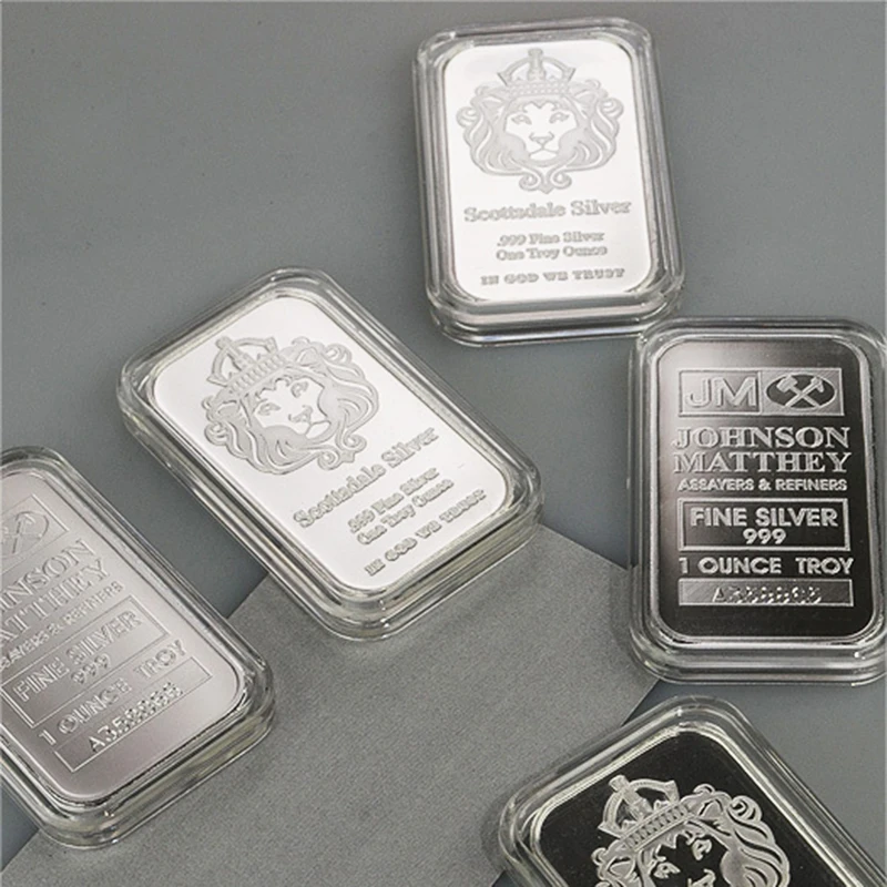 Factory wholesale 1 oz Ounce Silver Gold Bar Capsules Acrylic Canadian Mint Dragon box