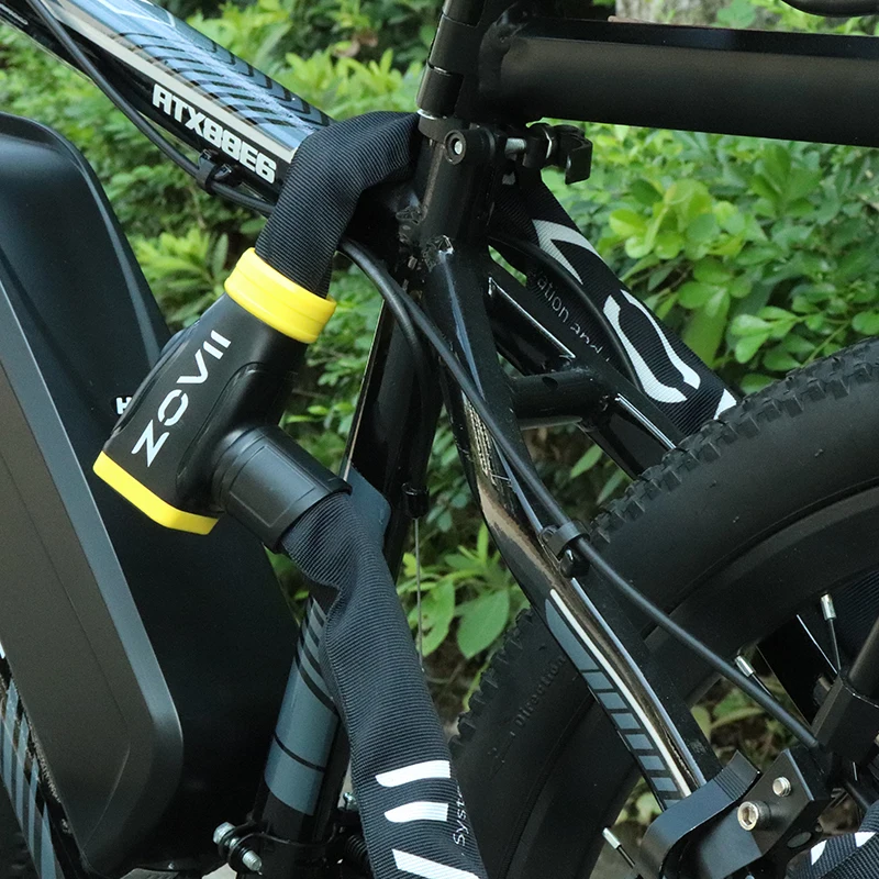 Manganese Steel Strong And Durable Smart Lock Body Bicycle Soocter Lock Chain Soocter Lock For Motorcycle