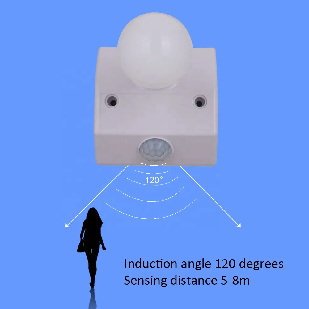 AC220V  e27 Motion Sensor lamp holder Automatic Light Lamp Holder Switch Automatic for Light Bulb Human Body Induction Lamp Hold