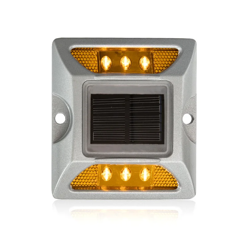 NI-MH battery outdoor ip68 aluminum led solar cat eyes one side road pavement stud light