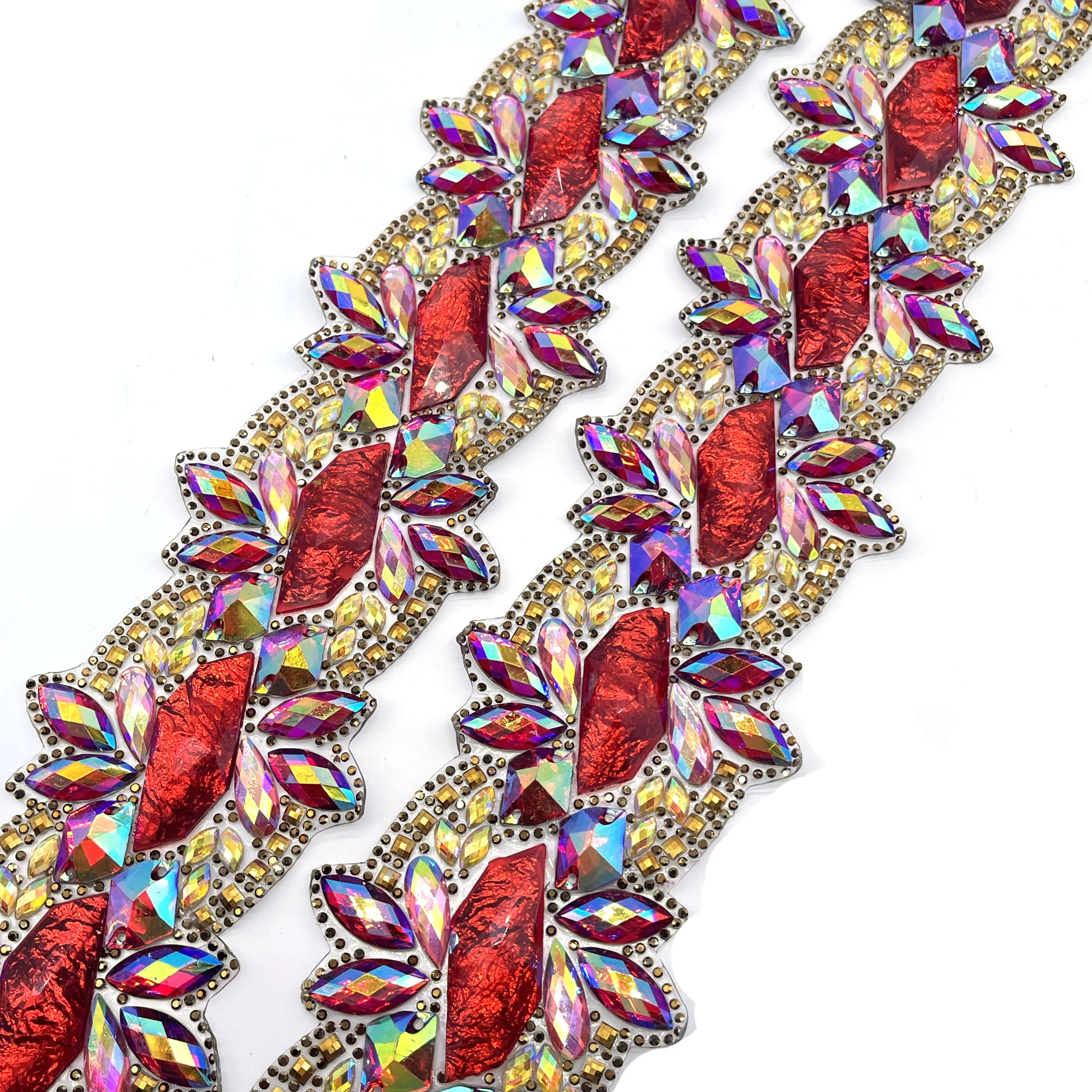 Belly Dance Costume Trims Professional Brazil Handmade Beads trimming Samba Carnival Outfit Sexy Stage Wear Show 2025