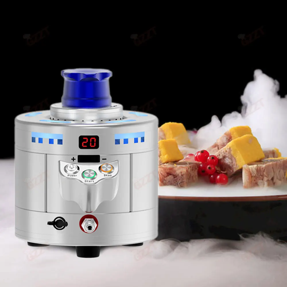 2024 instant bar cup chiller small automatic spray edible dry ice machine CO2