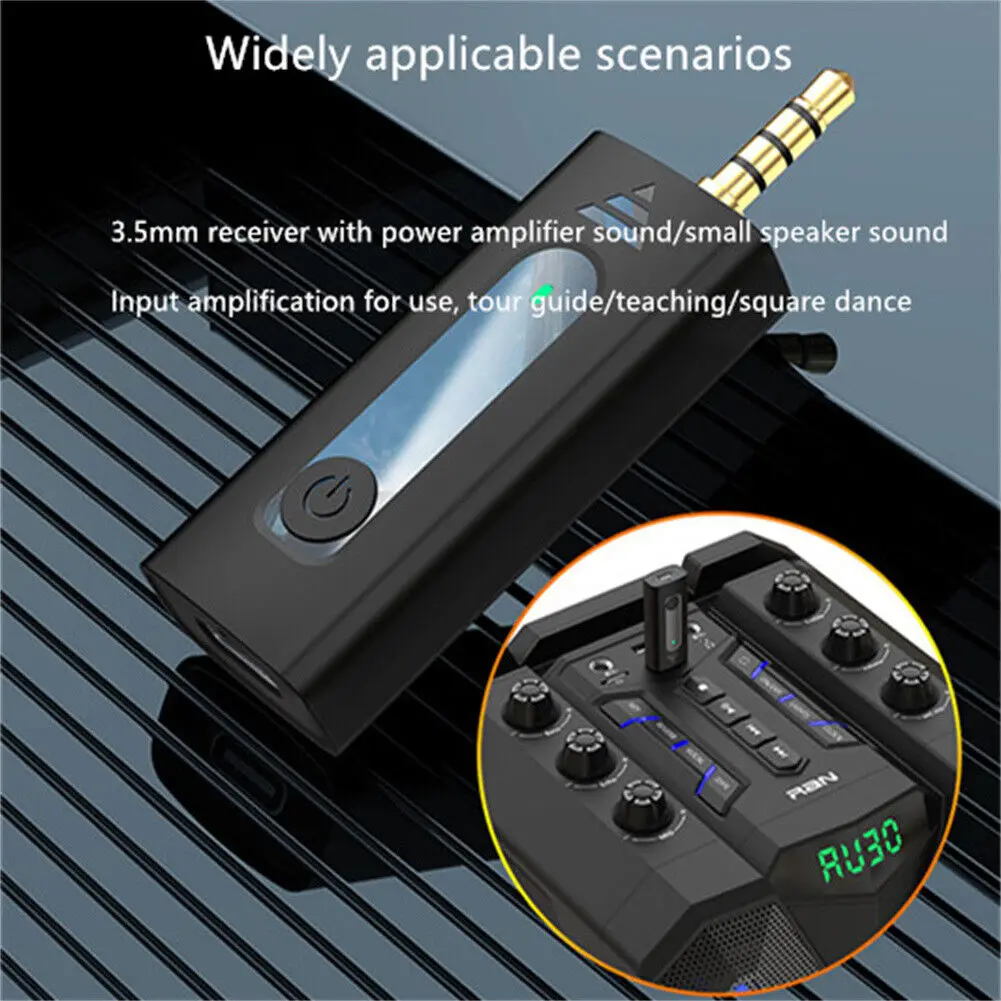 K35 Lavalier Wireless Microphone 3.5mm Round Jack Automatic Noise Reduction Cordless Outdoor Live Radio Wireless Microphone