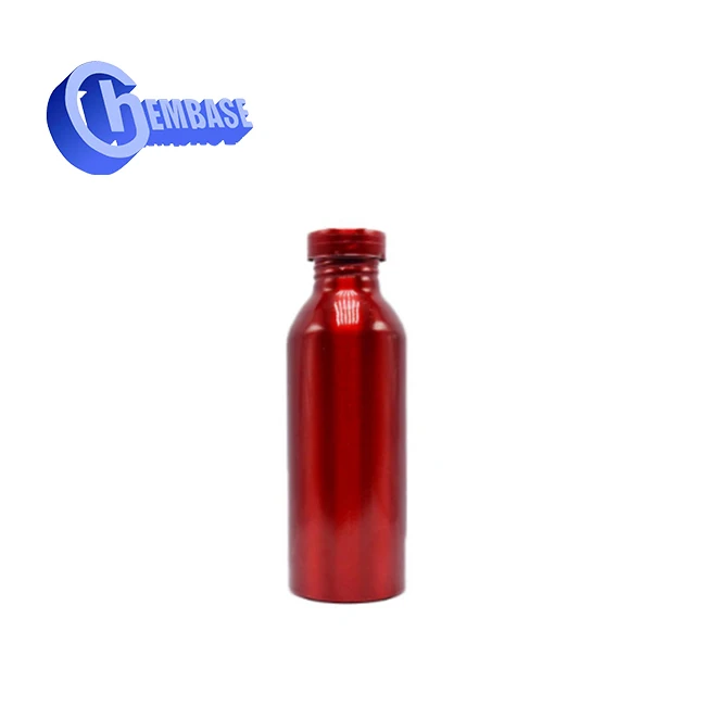 
Custom Shape 500ml 750ml Beverage Drinking Black White Aluminum Screw Bottle with Alu Cap 