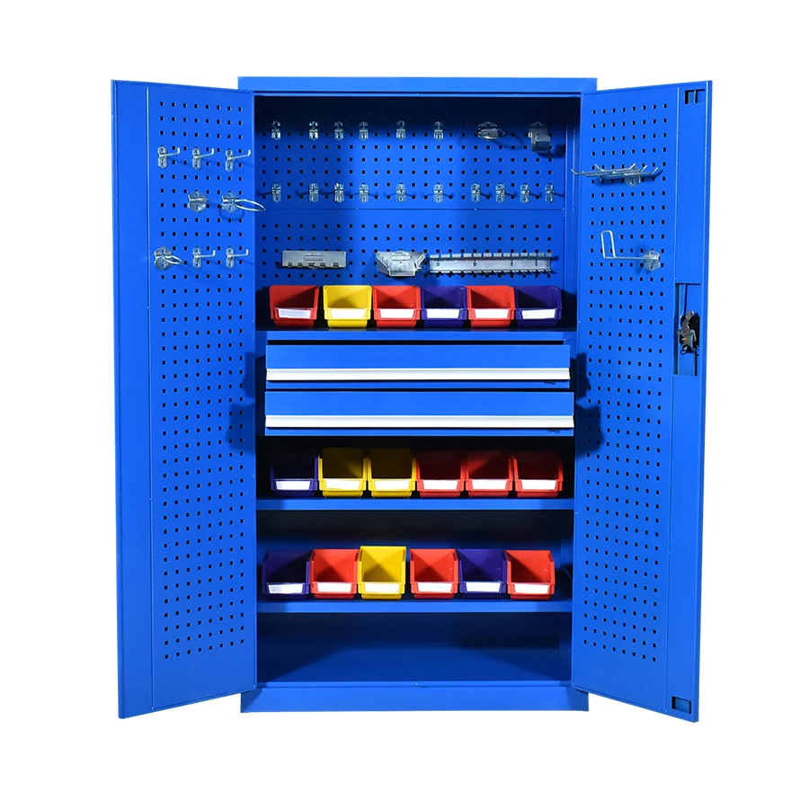 Customized Metal 2 Doors Storage Tools Cabinet for Garage