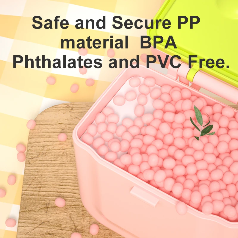 Plastic Milk Powder Storage Container BPA Free Small Baby Food Storage Formula Milk Powder Dispenser Box With Spoon