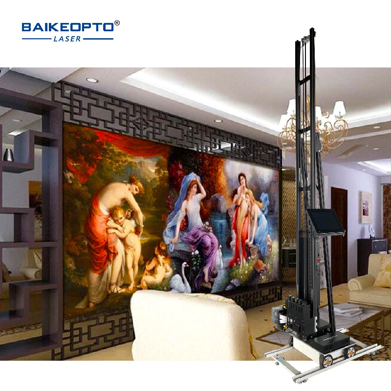 Outdoor and indoor wall printing machine HD precision 3D TV background wall Printer Painter Printing Painting Machine