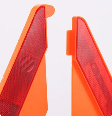 Road traffic safety reflective LED warning triangle