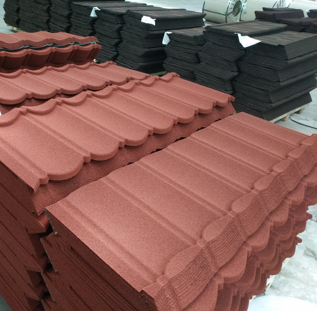 Строительство/здание/кровельный материал с каменным покрытием металлическая кровельная плитка