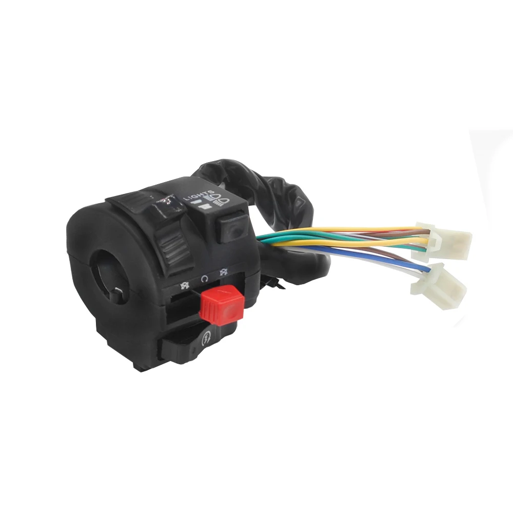 4 Function 9 Wires Left Handlebar Switch For 125CC 150CC 200CC 250CC Chinese ATV 4 Wheeler Taotao Sunl