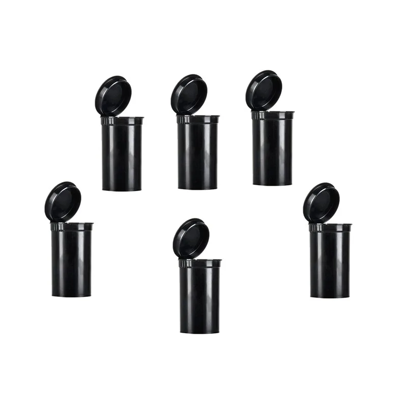 Pink Green13dr 19dr 30dr 60dr Child Resistant Bottle Plastic Medical Container Pop Top Squeeze Hinged Lid flower vials