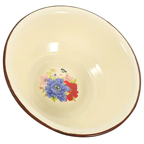 senny wholesale suppliers enamel basin bowl cherry enamel round basin basin enamel