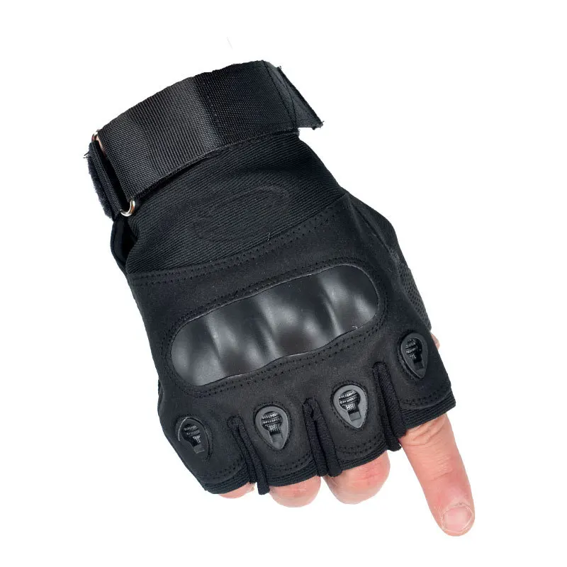 Outdoor Sports Fitness Motorcycle Riding Anti Cutting Joint Protection Tactical Half Finger Glove