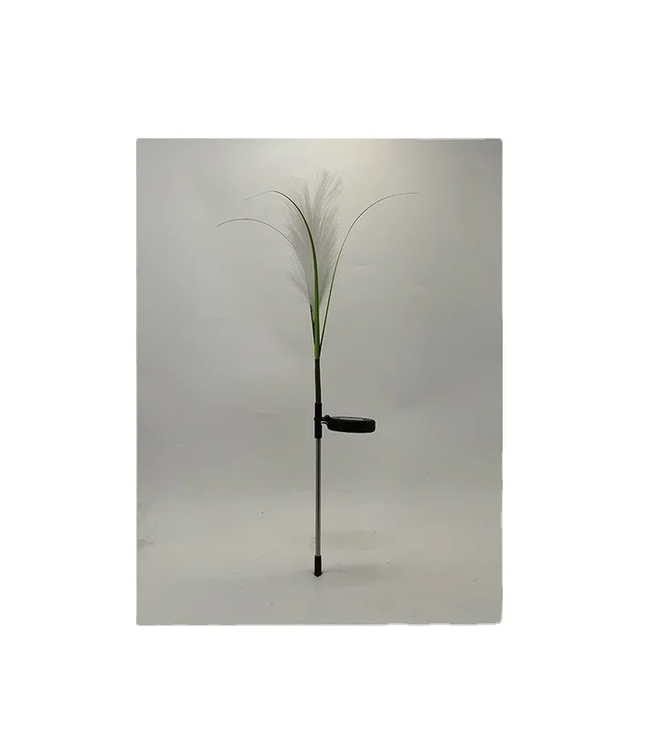 Simulation fiber reed LED solar  landscape pile light for outdoor,lawn,garden or villa