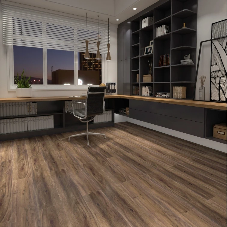 4mm thickness Unilin Click Lock System Interlocking SPC Flooring Tile Plank for vinyl flooring Indoor