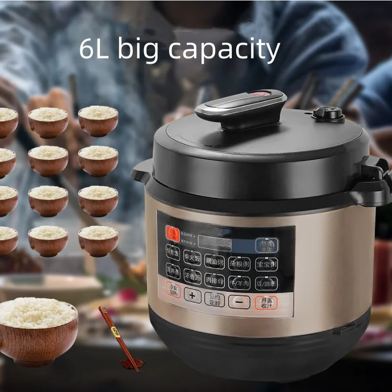 Kitchen Appliances High Pressure Cooker Rice Cooker Made In China 5L 6L Multifunctional  Electric Pressure Cooker