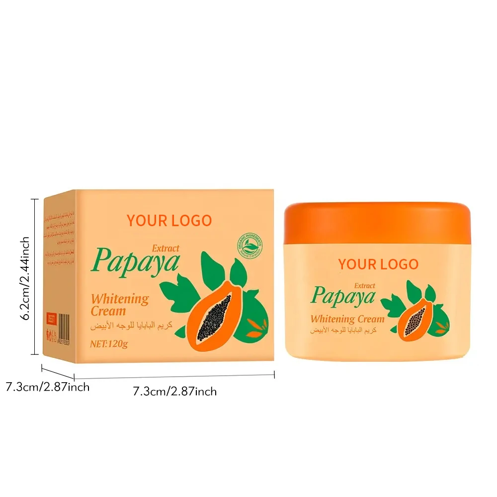 Custom Logo High Quality Kojic Anti Day and Night Facial Cream Anti-Aging Whitening Moisturizer Papaya Face Cream