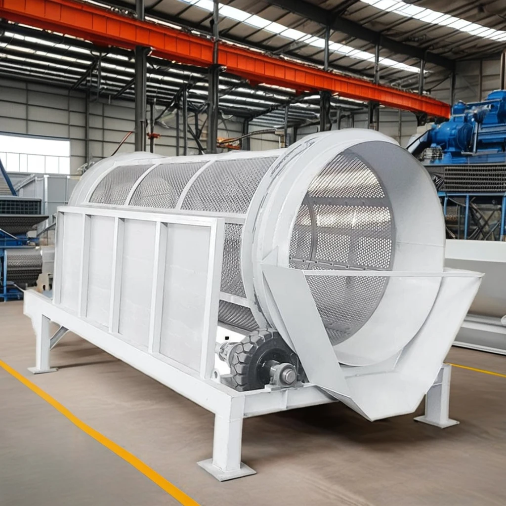 Low NoiseTrommel Drum Screen Vibrating Screen Machine Drum Filter for Sand and Gravel Separator