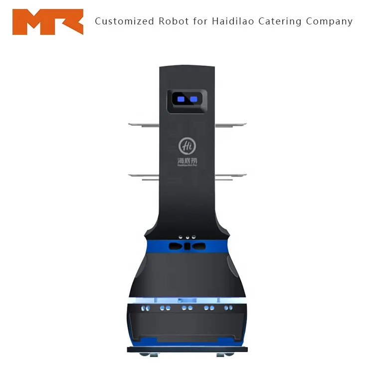 
Efficient Time Saving Self-walking Chat Customized Intelligent Food Serving Robot for Hotel Manufacturing Plant Printing Shops 
