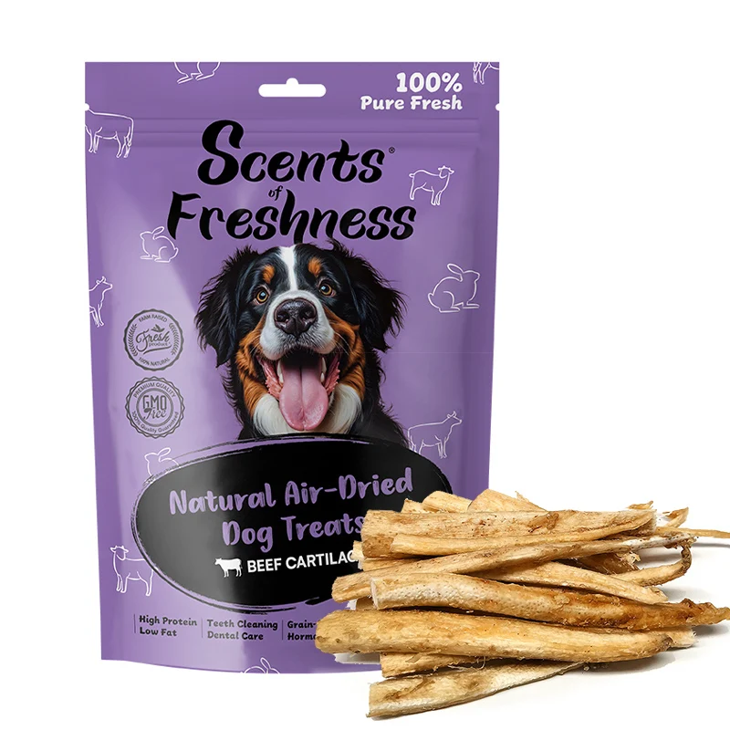 Best-Selling Pet staple food Pure Dried Bovine Cartilage pet Snack for Dogs and Cats