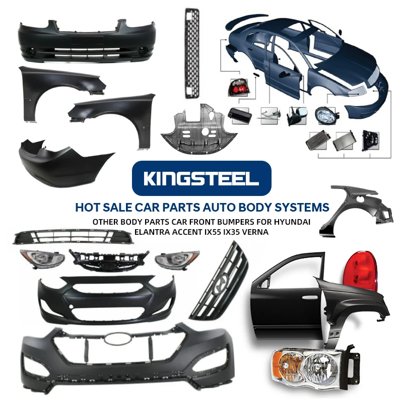 KINGSTEEL Hot Sale Car Spare Parts Auto Body parts Front Bumpers For Hyundai H1 Elantra Accent Sonata Tucson Verna