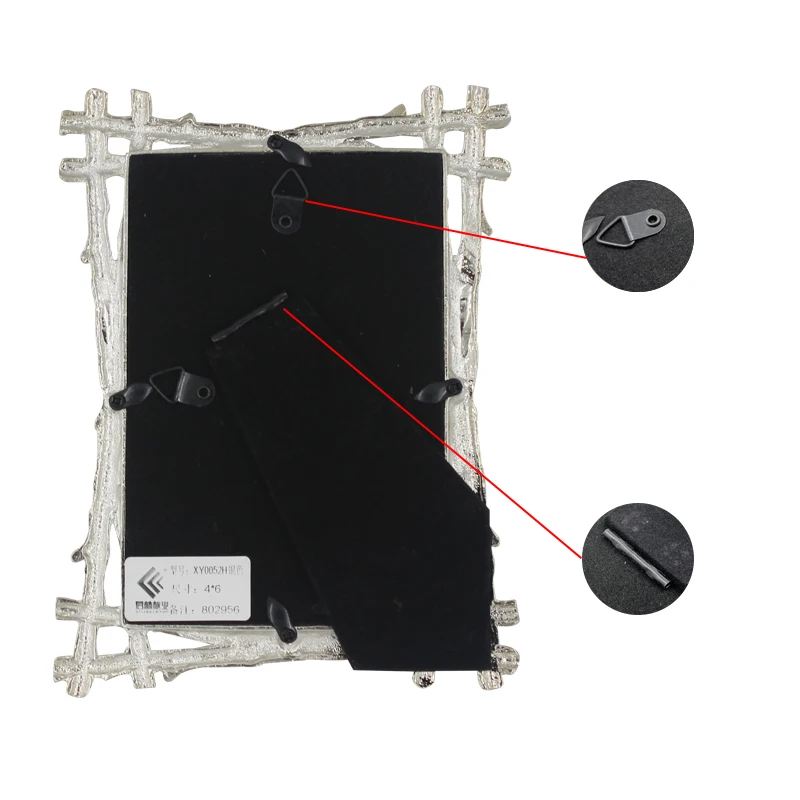 Novel Design European Style Gold Metal Photo Picture Frame Home Decoration Display