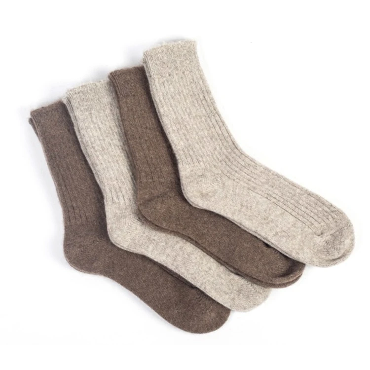 RL-B730 100% camel hair socks  camel hair wool socks
