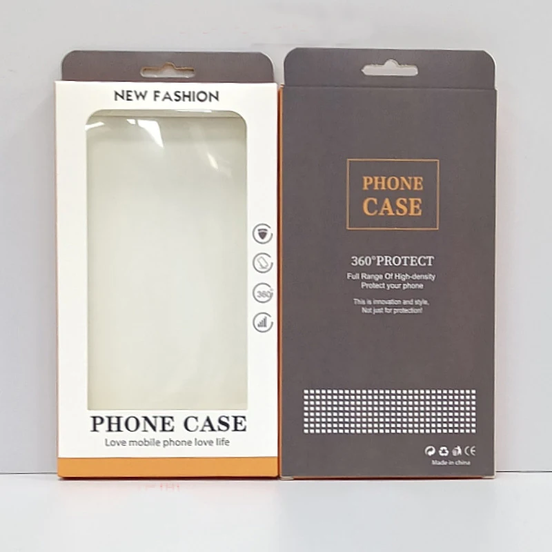 Biodegradable Eco - Friendly Kraft Paper Packaging Phone Case Drawer Packaging Box Package For Phone Case Paper Boxes