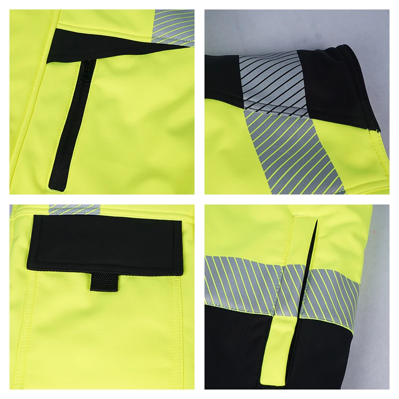 LX New Safety Vest EN20471 Class 2 Engineer Safety Vest Custom Reflective Waistcoat Industrial Safety Vest