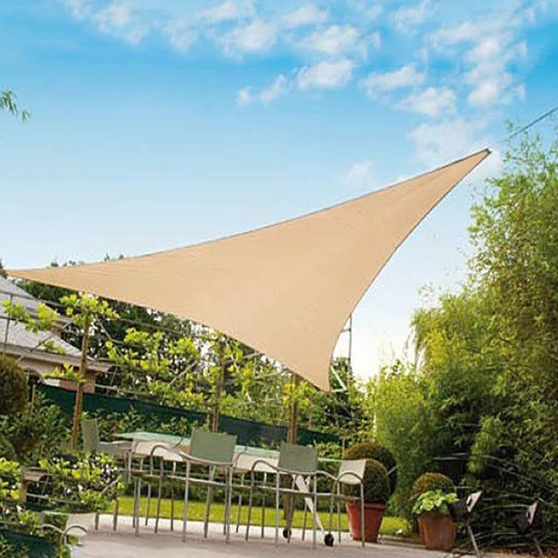 SanJian Factory Custom Outdoor Garden 100% Virgin HDPE Waterproof Sun Shade Sails Awnings