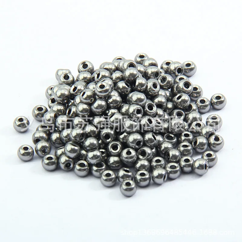 6/0 High Quality Perfect Round Glass Seed Beads Bulk Loose Beads Delicate Opaque Coating Color Seed Beads For Jewelry Making