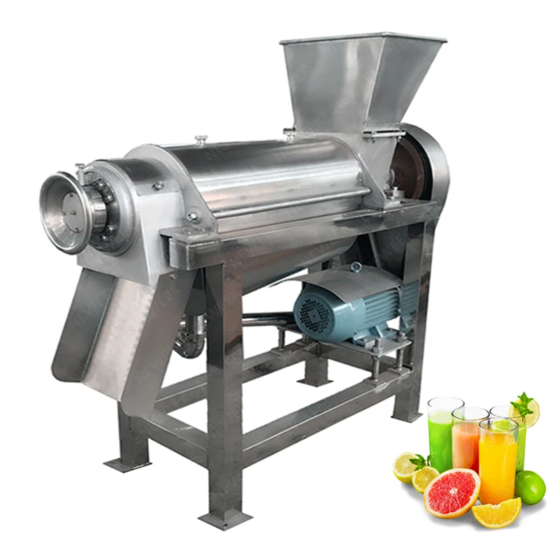 NEWEEK Commercial guava mango pulper Fruit Juice Making Machine Coconut Pineapple Ginger Cold screw Press Juicer Extractor