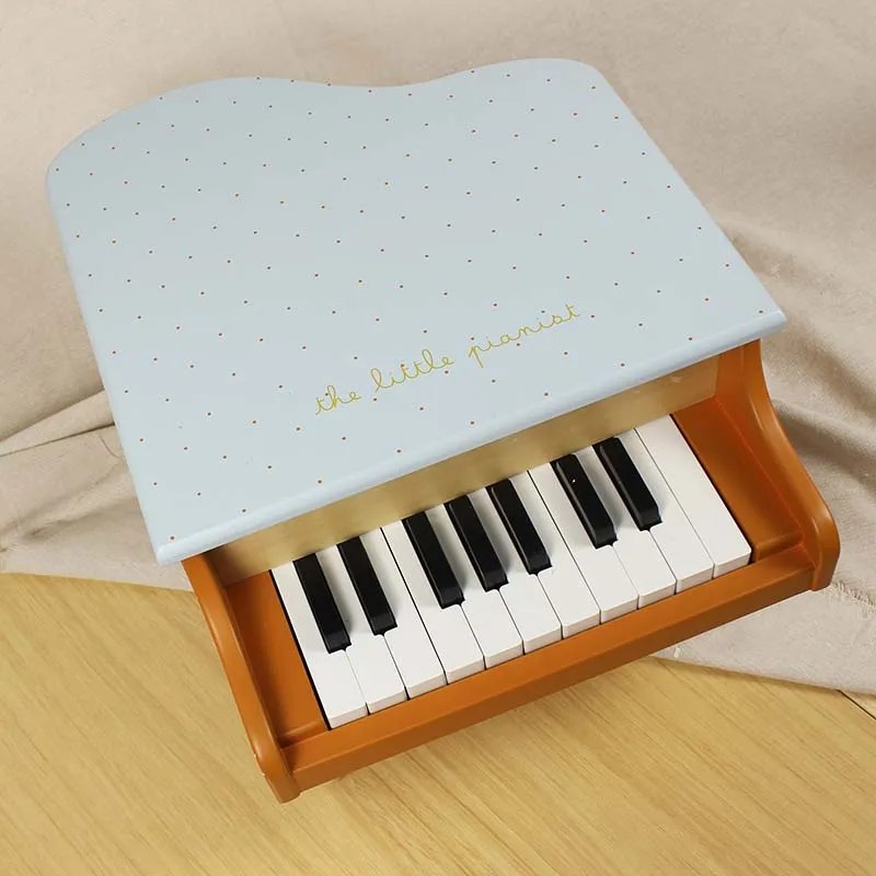 KIU Wooden Music Toys Piano Toy Musical Instrument Toys Mini Piano