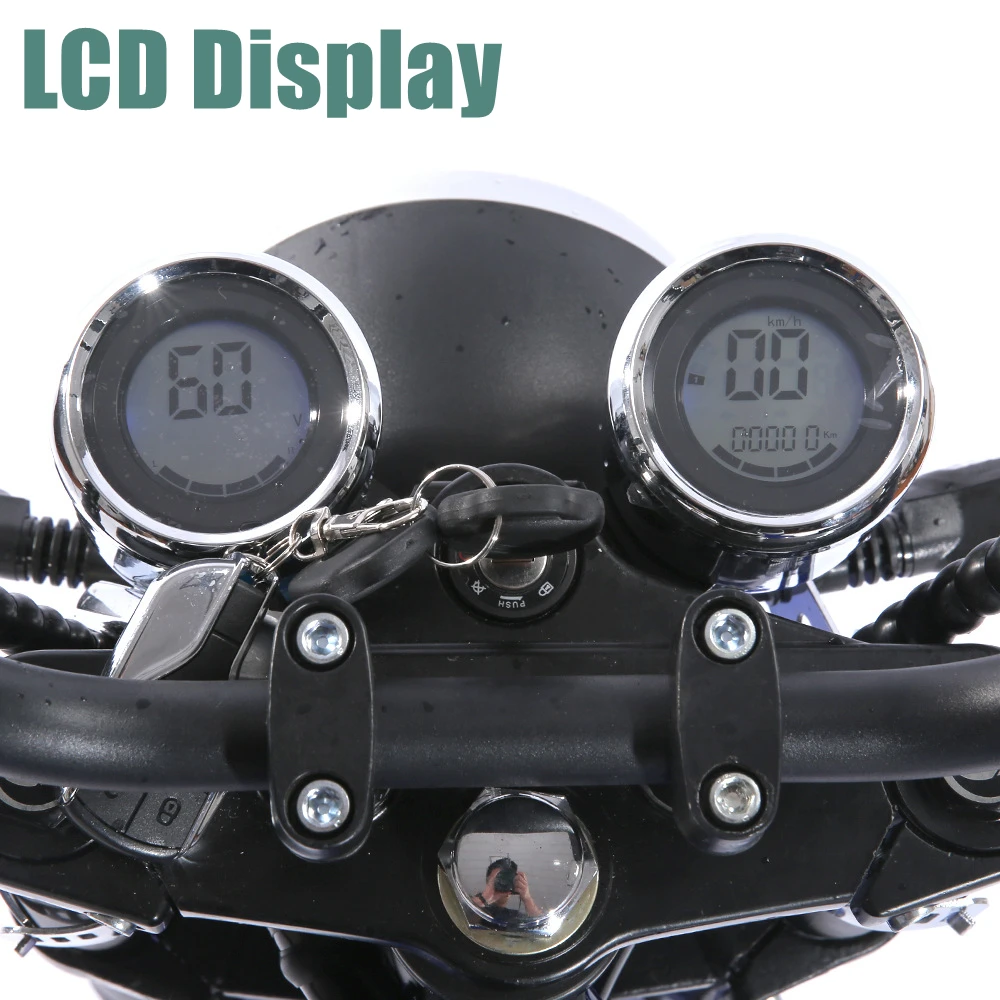 Electro Roller 3000w 30Ah EU Warehouse Low Rider Bicycle Fast Power Wheel Electric Moped Scooter