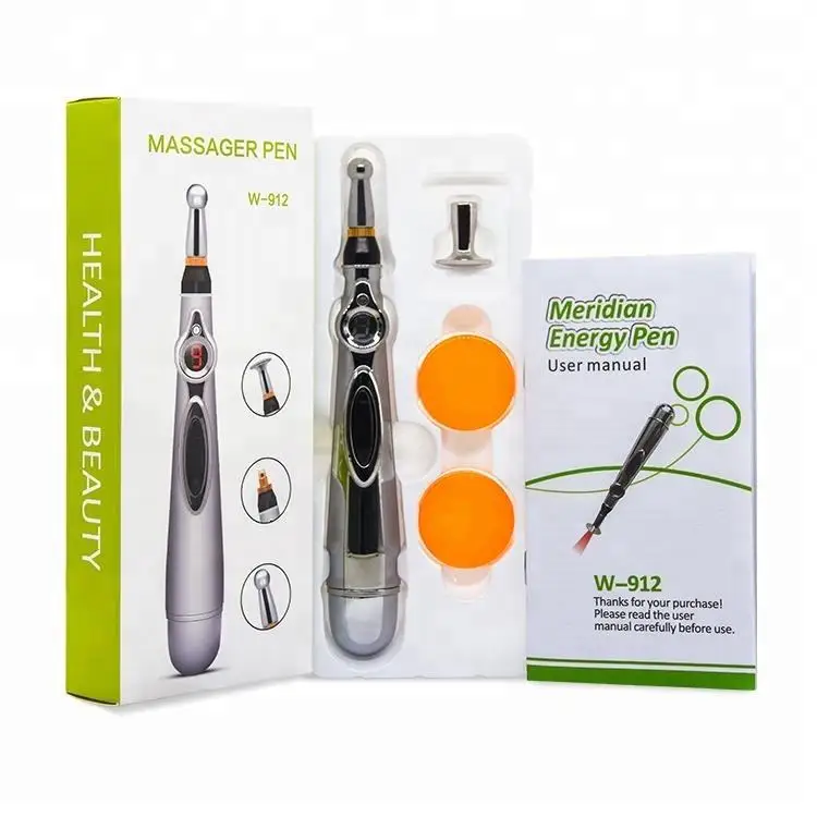 Innovative Products 2024 Personal Health Care Monitor Meridians Laser Acupuncture Pain Gone Pen Massage Tool