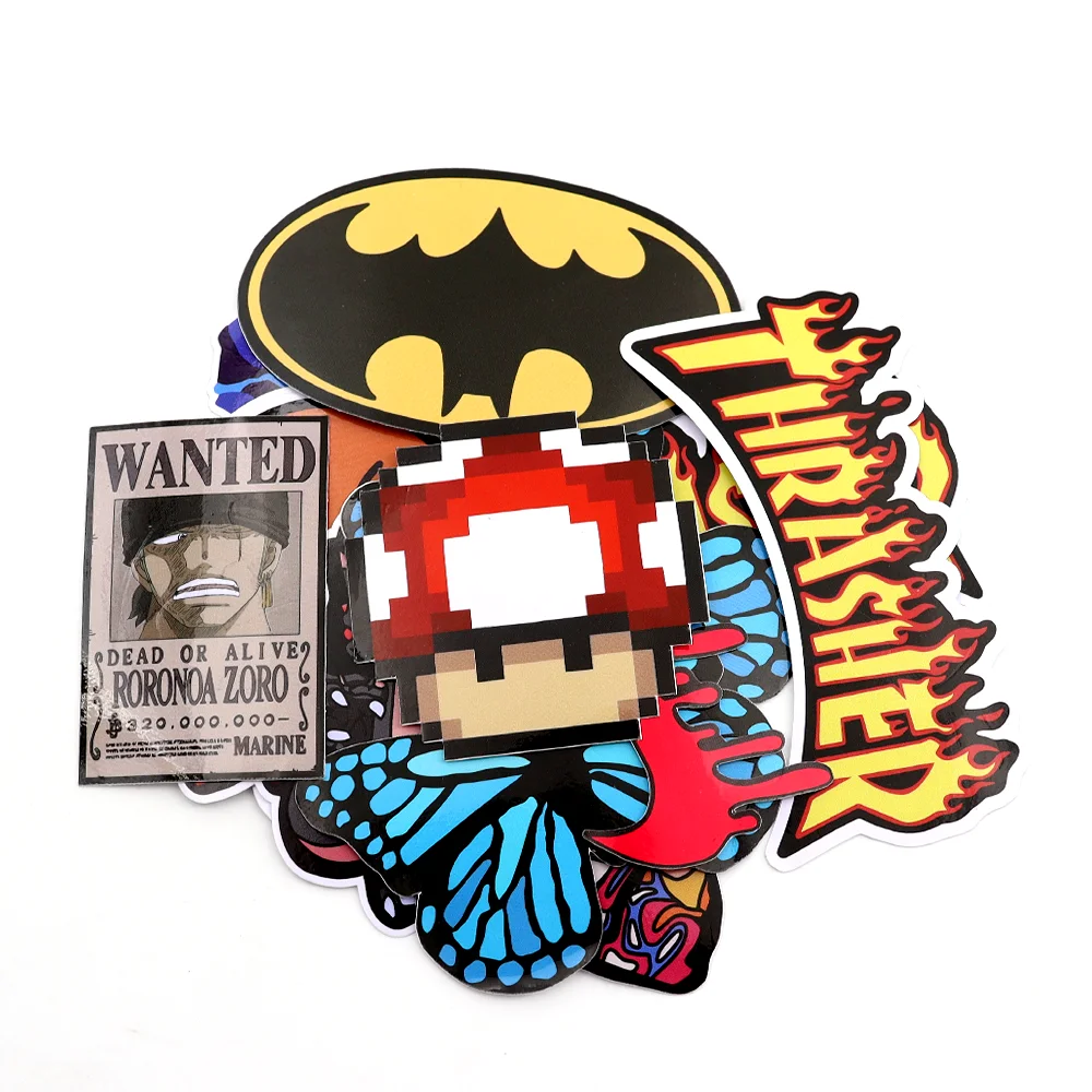 Custom Personal Logo Die Cut Sticker Printing Make Any Shape Self-Adhesive Sticker Vinyl Waterproof Sticker