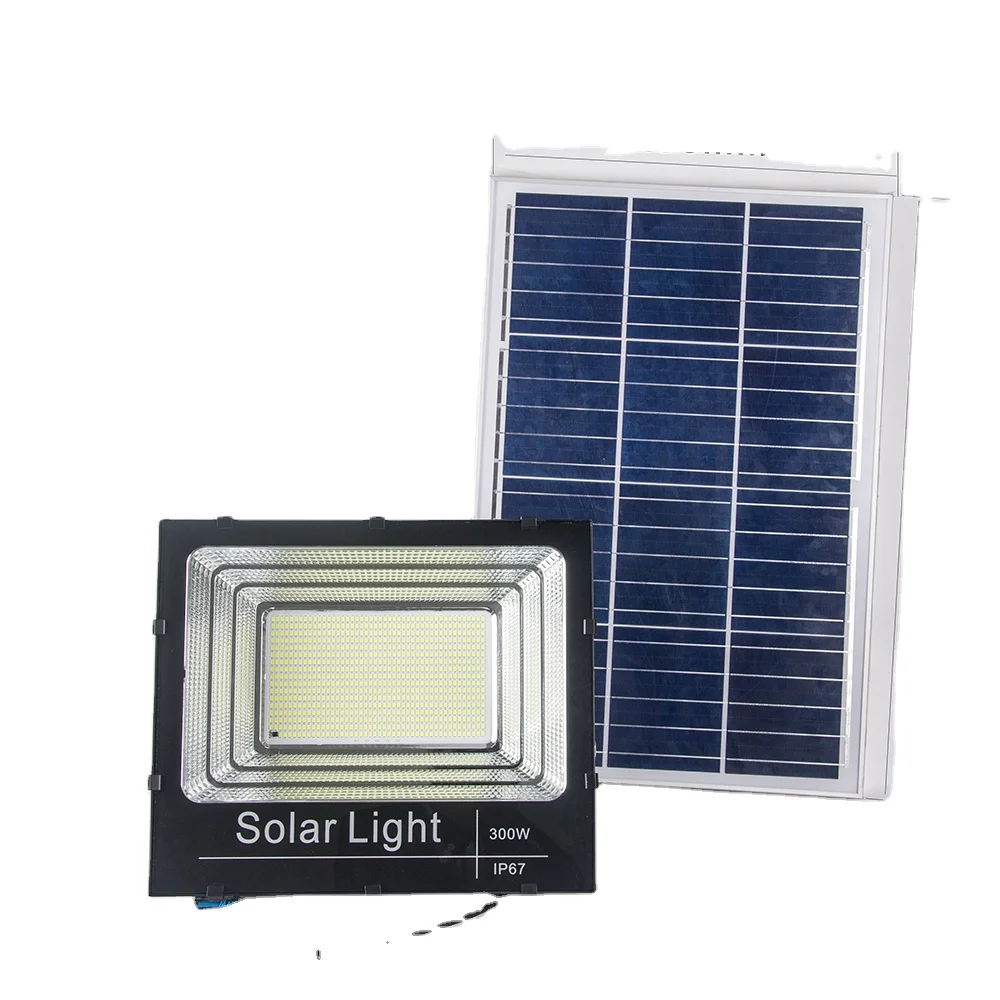 
Solar Power Security Projector 40W 60W 100W 200W 300W Industrial Outdoor Billboard Reflector LED Solar Flood Light 