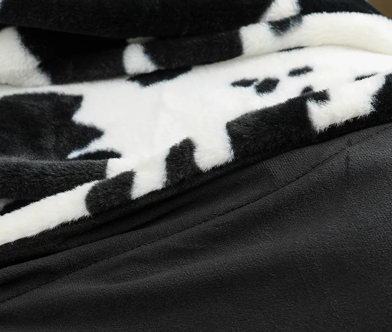 Premium Cozy Soft Lightweight Fleece Throw Blanket Warm Plush with Colorful Printed Pattern Bedding Blankets Throws