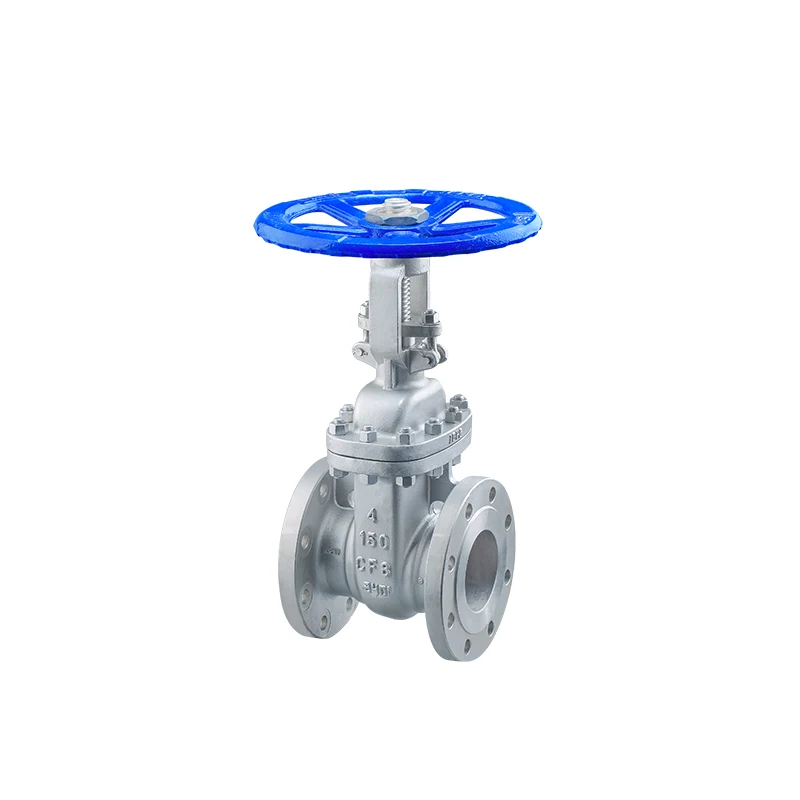 
resilient seated gate valve 4inch CF8 manual gate valve 