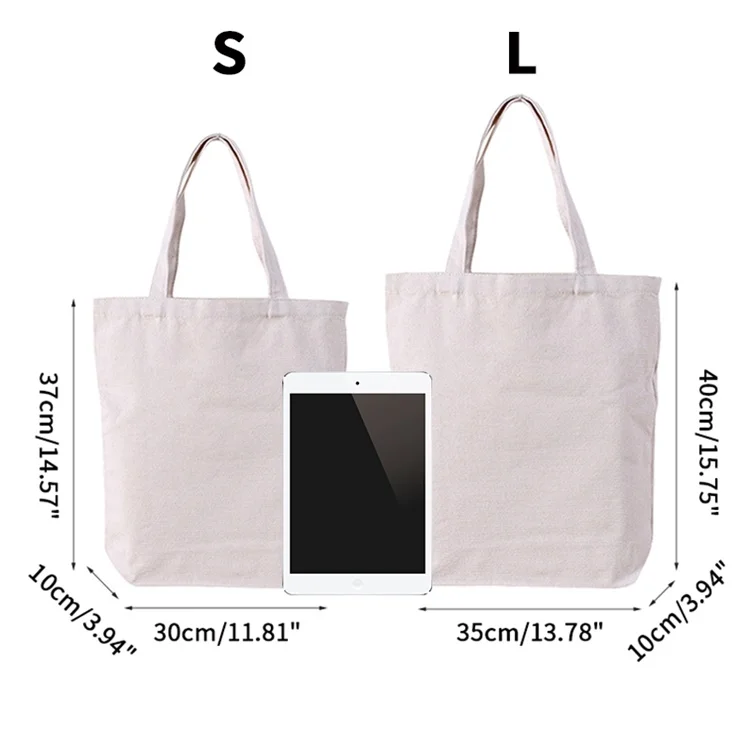 Wholesale Custom Print Logo Cheap Reusable Shopping Bags Plain White Blank Cotton Canvas Tote Bag