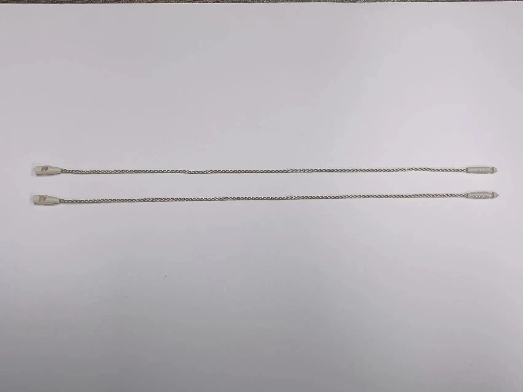 Hot Sale Light Brown Plastic Hang Tag String Lock String Stopper for Clothing