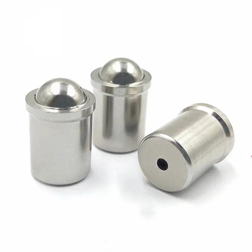 304 stainless steel polished spring loaded slot spring ball plunger